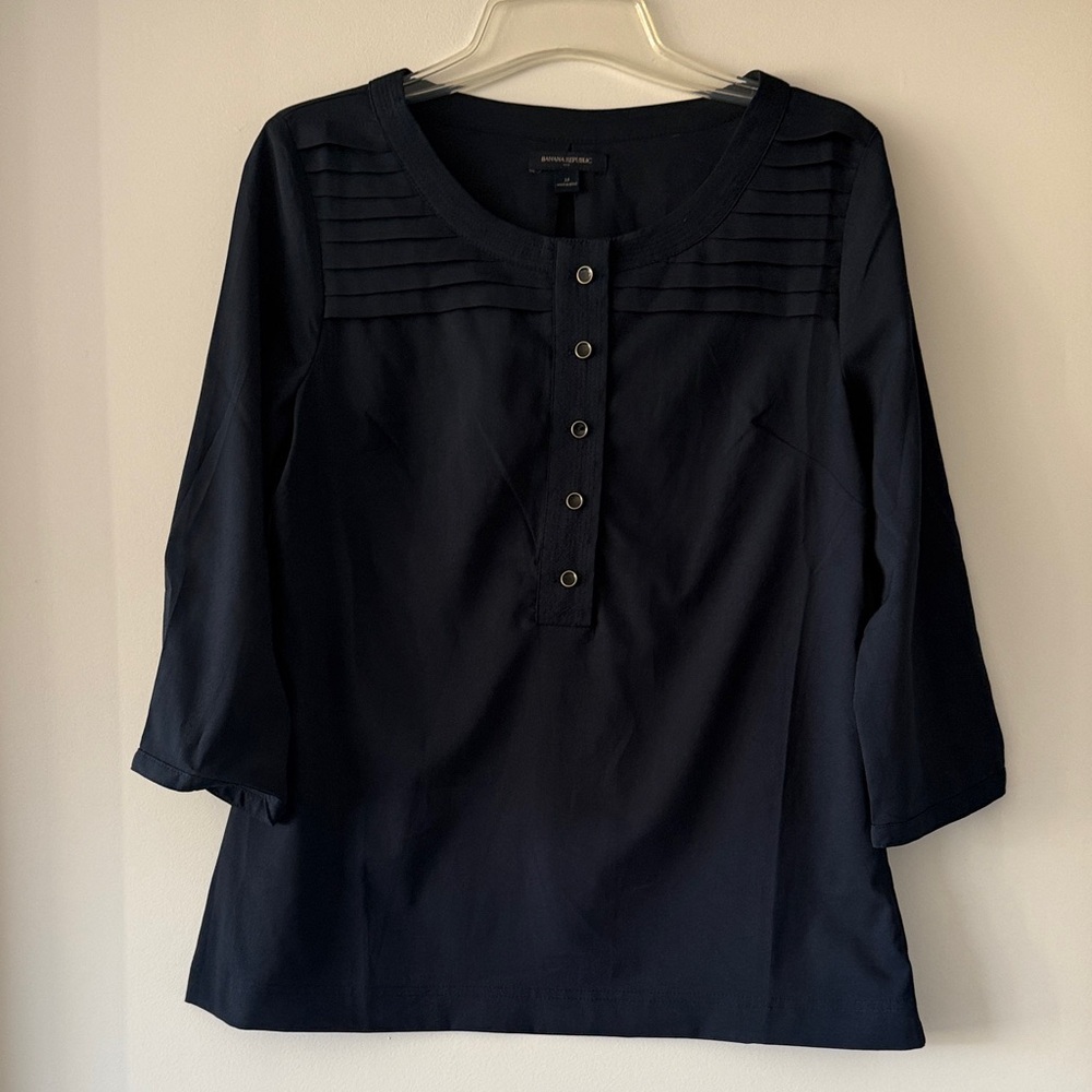 Banana Republic Midnight Blue Blouse